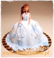 Tort Księżniczka niebieska