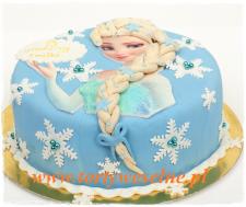 Tort urodzinowy - Elsa