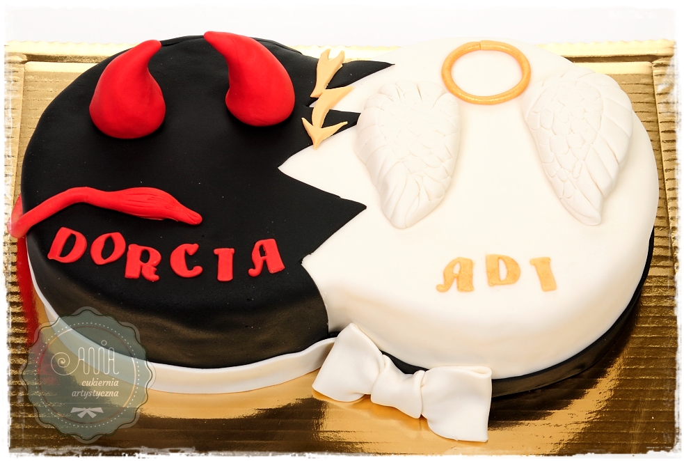 Tort Anioł i Diabeł - zdjęcie 1