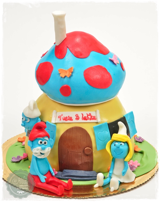 Tort Domek Smerfów - zdjęcie 1