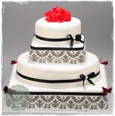 Tort weselny Retro