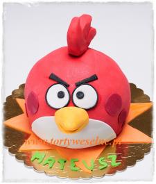 Tort urodzinowy - Czerwony ptak
